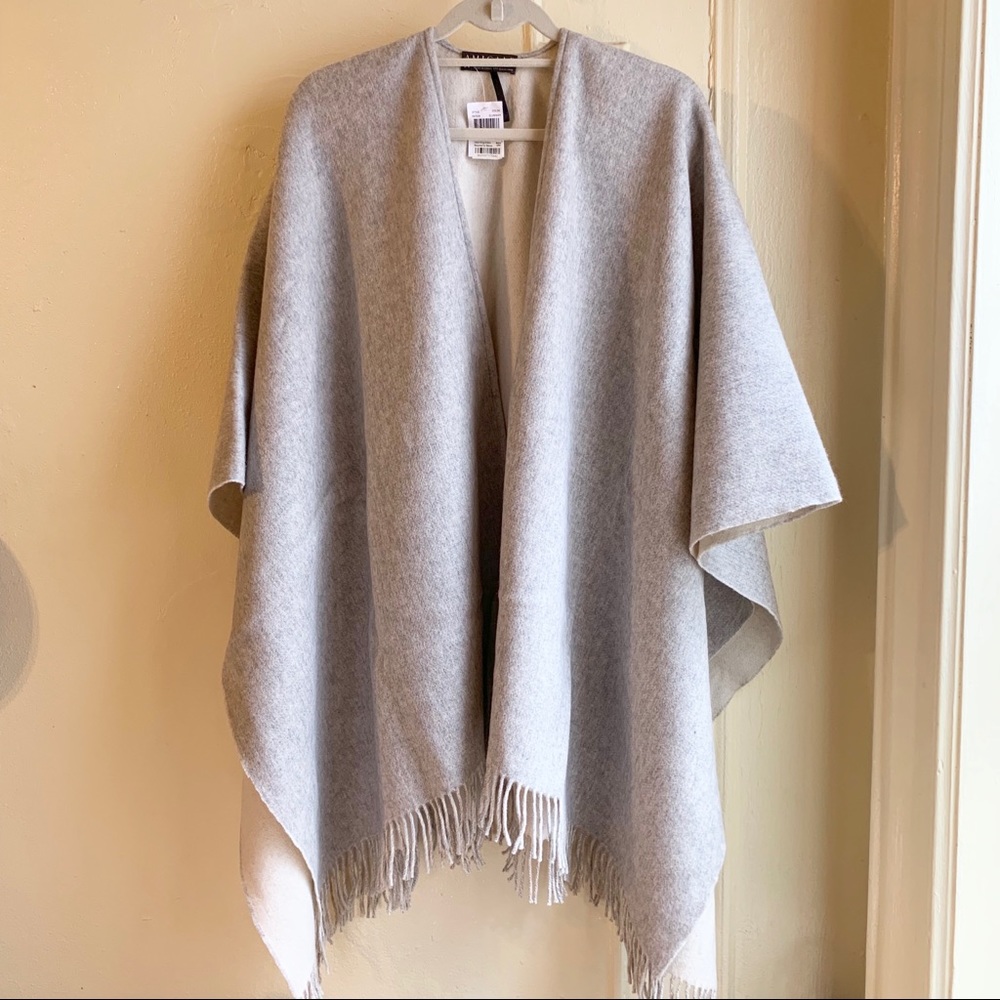 Amicale Pure Lambswool Ruana